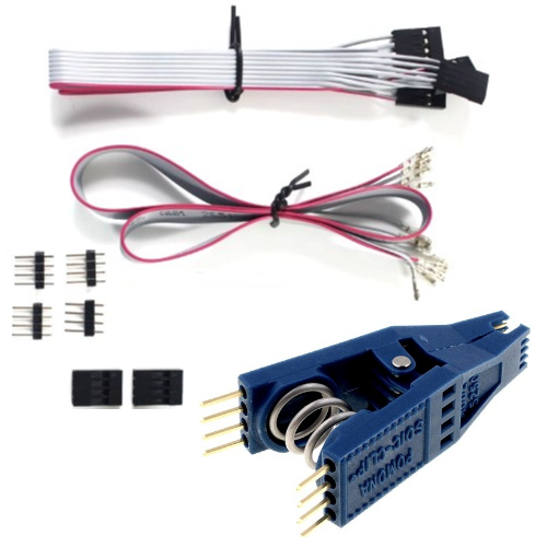 POMONA 5250 TEST CLIP 8PIN SOIC - переходник прищепки для внутрисхемного программирования eeprom. Клипса SOIC8-DIP8.
